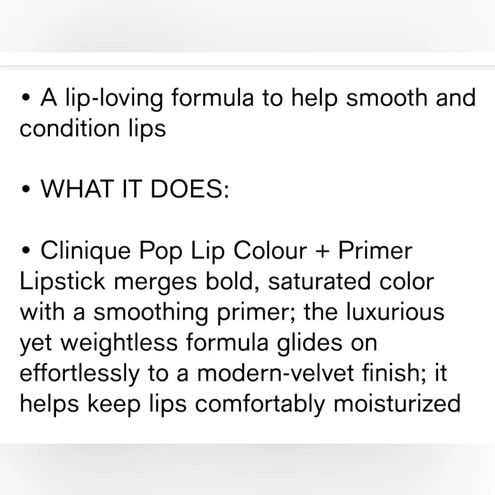 Clinique plenty pop